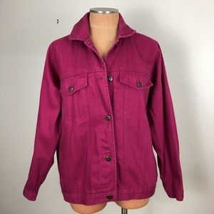 Vintage 90s Oversized Hunter Run Denim Jean jacket